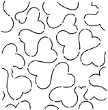 Quilting Creations Heart Stipple Quilt Stencil