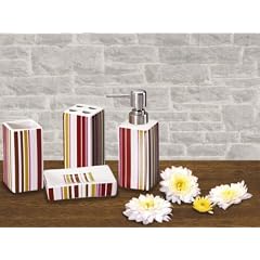 aniba Design Bad SET 4 tlg. Atlantic Beach, bunte Streifen