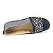 White Mountain Alfresco Women Round Toe Canvas Blue Espadrille