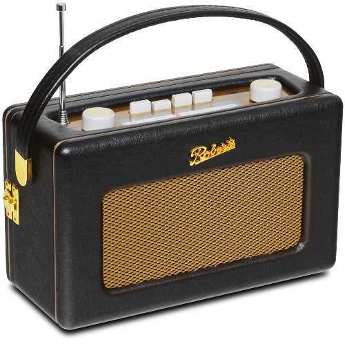 Revival R250 portable (UKW / MW-Tuner Retro-Radio) schwarz
