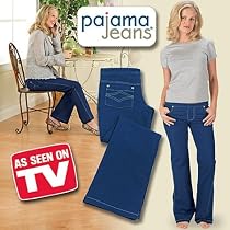 Pajama Jeans Knit-Style Denim Pants with Pockets