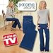 Pajama Jeans Knit-Style Denim Pants with Pockets- SIZE MEDIUM