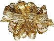 Hair Bows ~ New Gold Metallic Stripe Loop Hairbow ~ Christmas Holiday Stocking Stuffer
