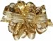 Hair Bows ~ New Gold Metallic Stripe Loop Hairbow ~ Flower Girl
