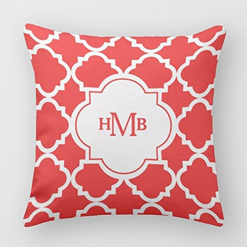 Square (Set of Two) Throw Pillowcase Sofa Bed Pillow Cover Decorative Cushions (16" X 16" ) Cute Gray And Aqua Blue Instagram Photo Alphabet Throw Pillowcases