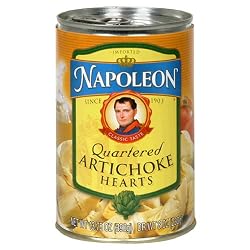 Napoleon Quartered Artichokes, 13.75-Ounce Tin (Pack of 6)