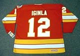 JAROME IGINLA Calgary Flames 1989 CCM Vintage Throwback Away NHL Hockey Jersey