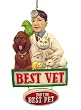 Male "Best Vet For The Best Pet" Veterinarian Christmas Ornament #W7447
