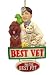 Male "Best Vet For The Best Pet" Veterinarian Christmas Ornament #W7447