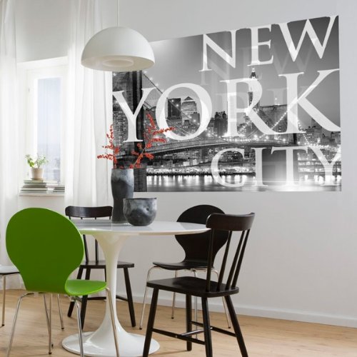 Fototapete - New York bei Nacht