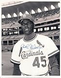 Autographed/Hand Signed Bob Gibson St. Louis Cardinals Photo