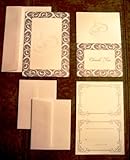 Create Your Own Personalized Printable Invitations-Kit Includes 24 Invitations, Thank You and RSVP Cards-For Weddings and All Occasions (24 Pack)