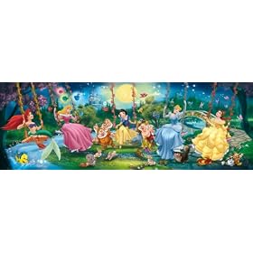 Clementoni-39135-Puzzle 1000 pc-Panorama -Swinging Princess