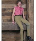 Kids TuffRider Light Cotton Side Zip Jods