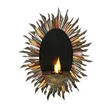 Sunburst Wall Mount Gel Fuel Fireplace ILA022