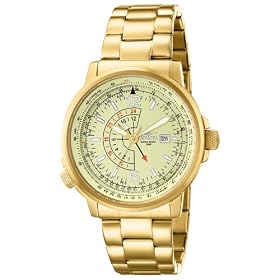 Invicta Men’s Force Flight Multifunction Gold-Tone Stainless Steel Watch #5752