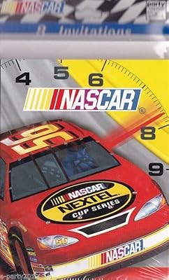 NASCAR 'On Track' Invitations w/ Envelopes (8ct)