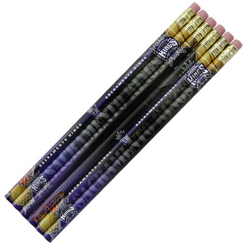 NBA Sacramento Kings 6-Pack Team Logo Pencil Set