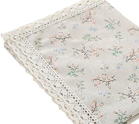WEISHY Fresh Pastoral Style Cotton And Linen Square Table Cloth (140*140cm/55"*55", grass)