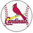 St Louis Cardinals Baseball Rugs 29`` diameter