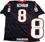 Matt Schaub Autographed/Hand Signed Reebok Authentic Houston Texans Blue Jersey