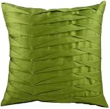 Evans Lichfield Strata Cushion Covers, Green, 17 x 17 Inch, Pack of 2