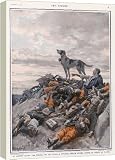 16 Inch Box Canvas 40cm Wounded Saved By Dog By Mary Evans
