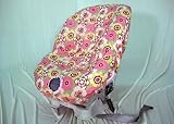 Ritzy Rider Toddler Car Seat Cover - Kleo Sage  Pink