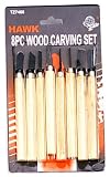 5 WOOD CARVING CHISEL 8-PIECE SET