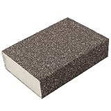 uxcell 研磨研削ブロック　サンディング 長方形 ブラウン　100mm x 70mm x 25mm