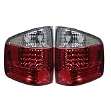 Chevy S10 94-01 GMC Sonoma 94-04 Isuzu Hombre 96-00 LED Tail Lights - Red Clear by SpyderAuto