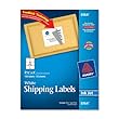 Avery Shipping Labels for Ink Jet Printers with TrueBlock Technology, 3.33 x 4 Inches, White, Pack of 150 (08164)