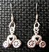 Sterling Silver Cinderella Coach Earrings 925