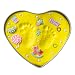Best Gift For Baby Clay Keepsake Handprint & Footprint Ornament Kit Heart Yellow RS.5064.00