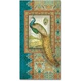 Royal Peacock Disposable Napkins-Guest Towel