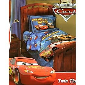 Disney Pixar Car Twin Comforter / Sheet 3pc Set