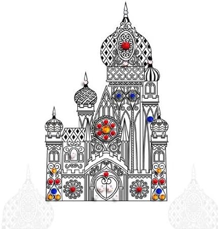 GC Castle Crystal Body Decoration Wedding Jewel Tattoo Stickers SD-009