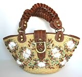 Rafe - Large Straw & Beaded Handbag (SUMMER SALE)