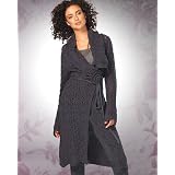 Cape-collar wrap cardigan at Newport News