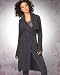 Apparel : Cape-collar wrap cardigan