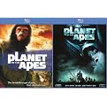 Planet of the Apes (1968)/Planet of the Apes (2001) (2 Discs) (Blu-ray) (Widescreen) (Dual-layered DVD)