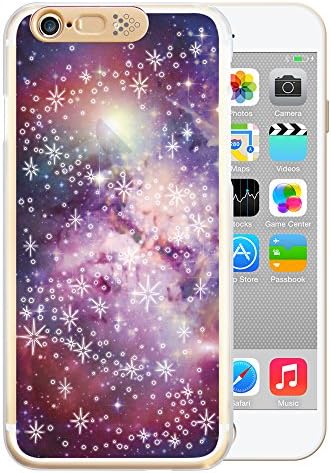 SG Design iPhone 6S/ 6 Case, Lighting Clear Art for iPhone6S / 6 with Metalized Camera Deco, Galaxy Purple