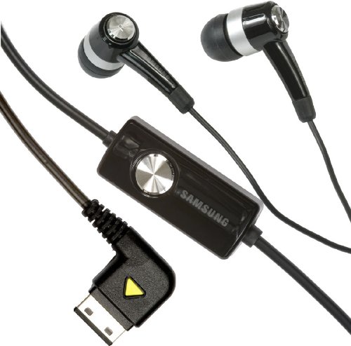 Samsung Stereo Headset (Soft S 20pin) for Samsung Retail Packaging for Samsung SGH-T459, SGH-A877 Impression, SGH-I637