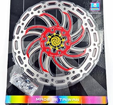 Bicycle Disc Brake Rotor 160mm, Red