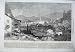 1864 View Susa Mont Cenis Church Mountains Houses Art