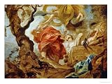 Abraham Sacrifices Isaac, Sketch for the Ceiling of the Church of the Jesuits in Antwerp Giclee Poster Print by Peter Paul Rubens, 12x16