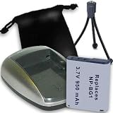 SONY NP-BG1 Equivalent Charger & Battery Combo for OEM BC-TRG works with CyberShot DSC- W100 W30 W50 W70 W35 W55 H7 H9 N2 T100/R/B T20 W200 W80 W90 Digital Cameras