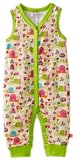 Zutano Baby-girls Infant Garden Snail Sleeveless Romper, Cream, 18 Months