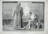 1874 Fra Angelico Walter Duncan Men Water Colours Art