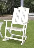 Carolina Cottage White Cambridge Folding Outdoor Rocking Chair